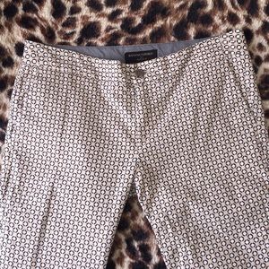 Banana Republic Hampton Fit Patterned Capris